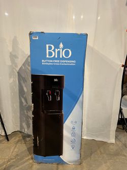 New in box Brio 300 Series 4-Stage UF Black Bottleless Water Cooler