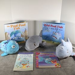 Pout Pout Fish Plush and Books