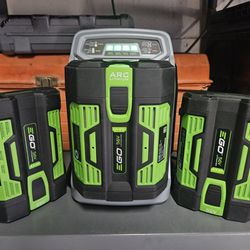 E GO 56v Batteries and Charger