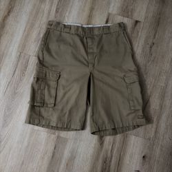 Dickies Men's Relaxed Fit Cargo Shorts Size 38