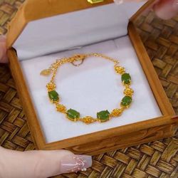 2024 new inlaid bracelet female niche design high-end bracelet gift for best friend girlfriend wife