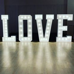 Wood Marquee Numbers And Letters
