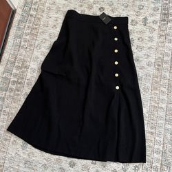 maje A-line skirt size40 Black 
