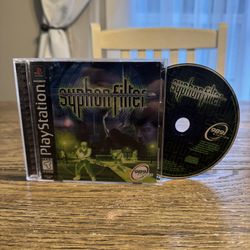 Syphon Filter Original Black Label Game For Playstation 1