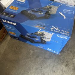 New Kobalt Electric Lawn Mower