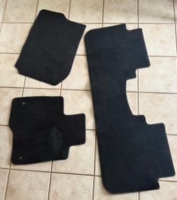 Black Car Floor Mats Set of 3