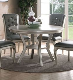 5 Piece champagne Round table Dining Room Sets $599.99 Free delivery
