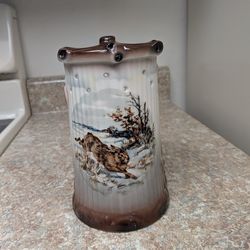 Vintage porcelain stein or drinking mug manufactured by Gerold-Porzellan in Bavaria, West Germany.
