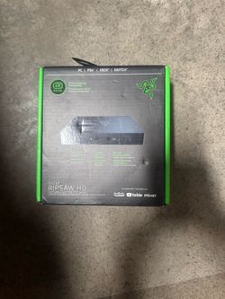 Razer Ripsaw HD Game Streaming Capture Card: 4K Passthrough - 1080P FHD 60 FPS Recording - Compatible W/ PC, PS4, Xbox One, Nintendo Switch