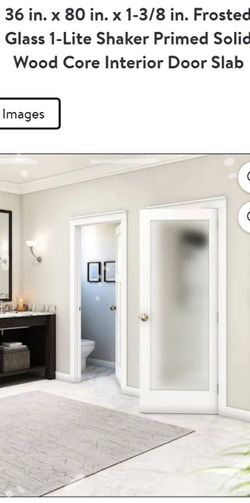 Door 🚪 With Glass  36x80