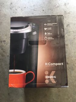 Keurig K-Compact Single-Serve K-Cup Pod Coffee Maker, Black