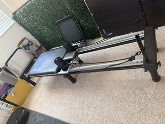 Aero Pilates Reformer With Rebounder And Stand