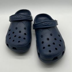 Unisex CROCS navy blue women’s size 8-9 men 6-7