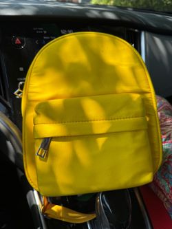 Forever 21 yellow mini backpack