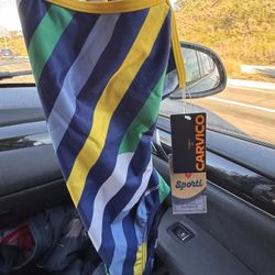 Sporti Blue Pattern Women’s Swimsuit Size 28