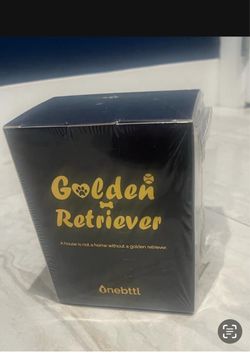 Onebttl pair of Golden Retriever glasses/tumblers-brand new in the box.