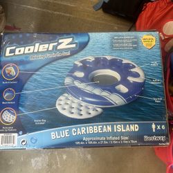 Cooler Z Blue Caribbean Island