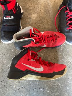 Red Nike size 9