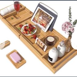 Bath Caddy Tray for Bathtub