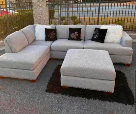 Family Ottoman Compression Sectional Couch Upgrade