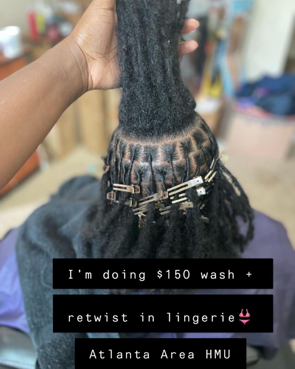 Lingerie Locs Retwist For Men