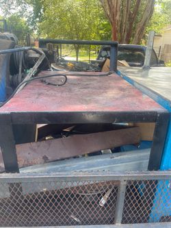 Metal tools cart