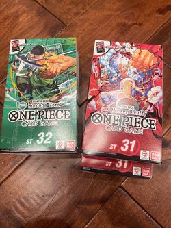 One piece zoro and luffy starter decks