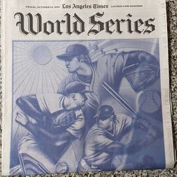 🎁 2025 Dodgers Los Angeles Times Newspaper