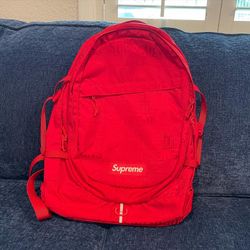 Supreme SS19 Backpack Red New