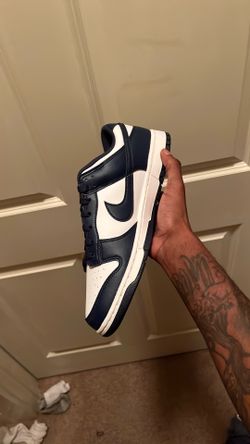 Blue Nike dunks low top 10 1/2