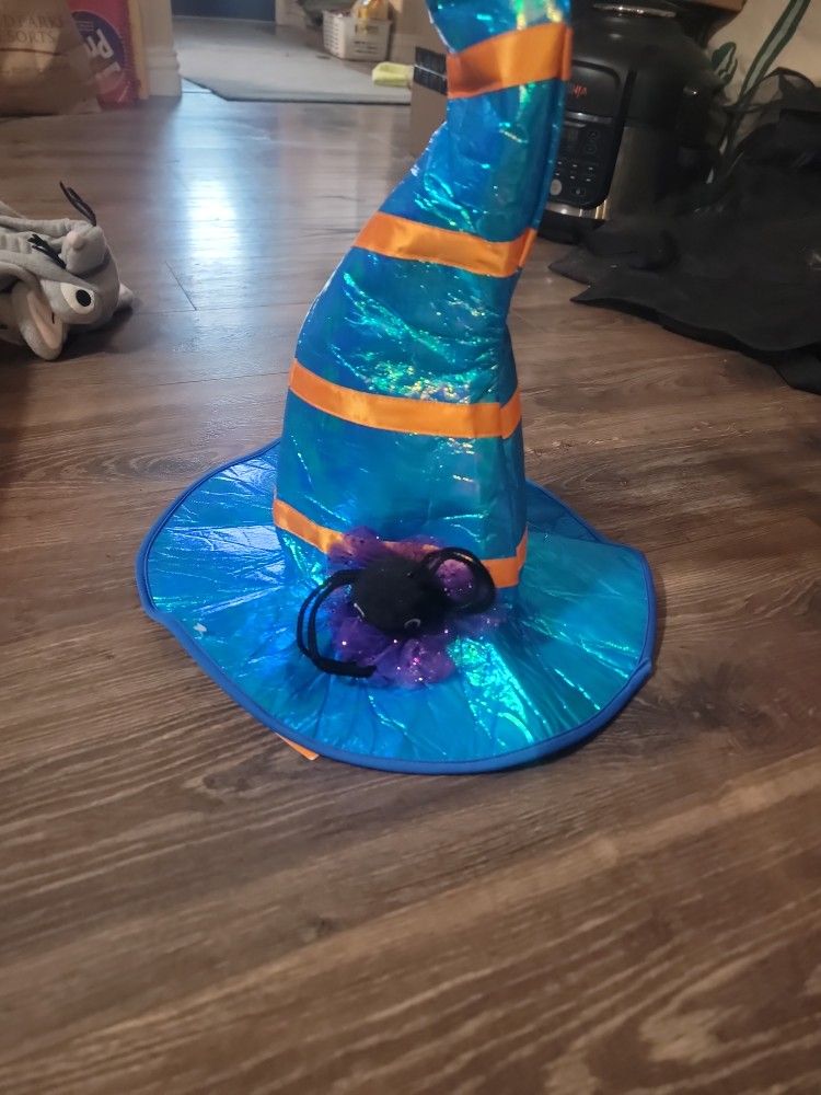 Halloween Costume Piece Hat Witch Youth Whimsy Witch New