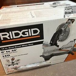 NEW 12" Corded Miter Saw with LED Cutline Indicator Dual Bevel 