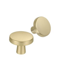 BRUSHED GOLD  DRAWER KNOBS 11 PCs.