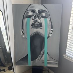 Oil portrait on canvas