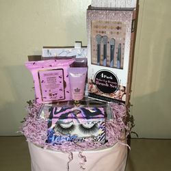 Mothers Day Makeup Bag Basket 