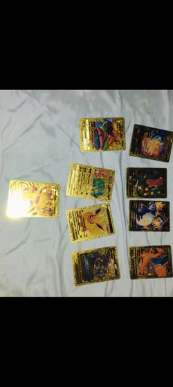 Pokemon V-Gold V-max 9 Set Cards