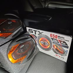Pair of 6x9 an pair of 6.5 with speaker box