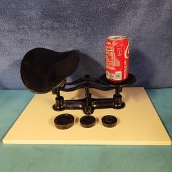 ANTIQUE CAST IRON BALANCE SCALES 