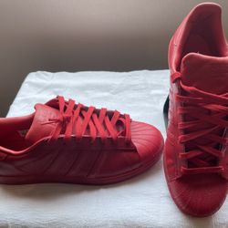 Adidas superstar solid red 2025