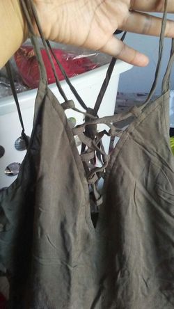 Olive green dress medium