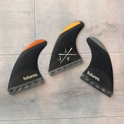 Futures JJF Tech Flex Tri Fin Set Surfing 