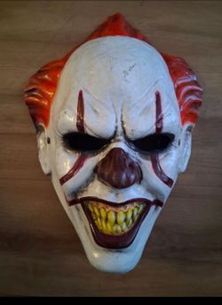 Pennywise IT Fiber Glass Mask Custom Wearable Collectors Decoration