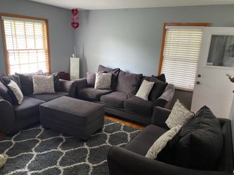 4 piece Gray living room  set