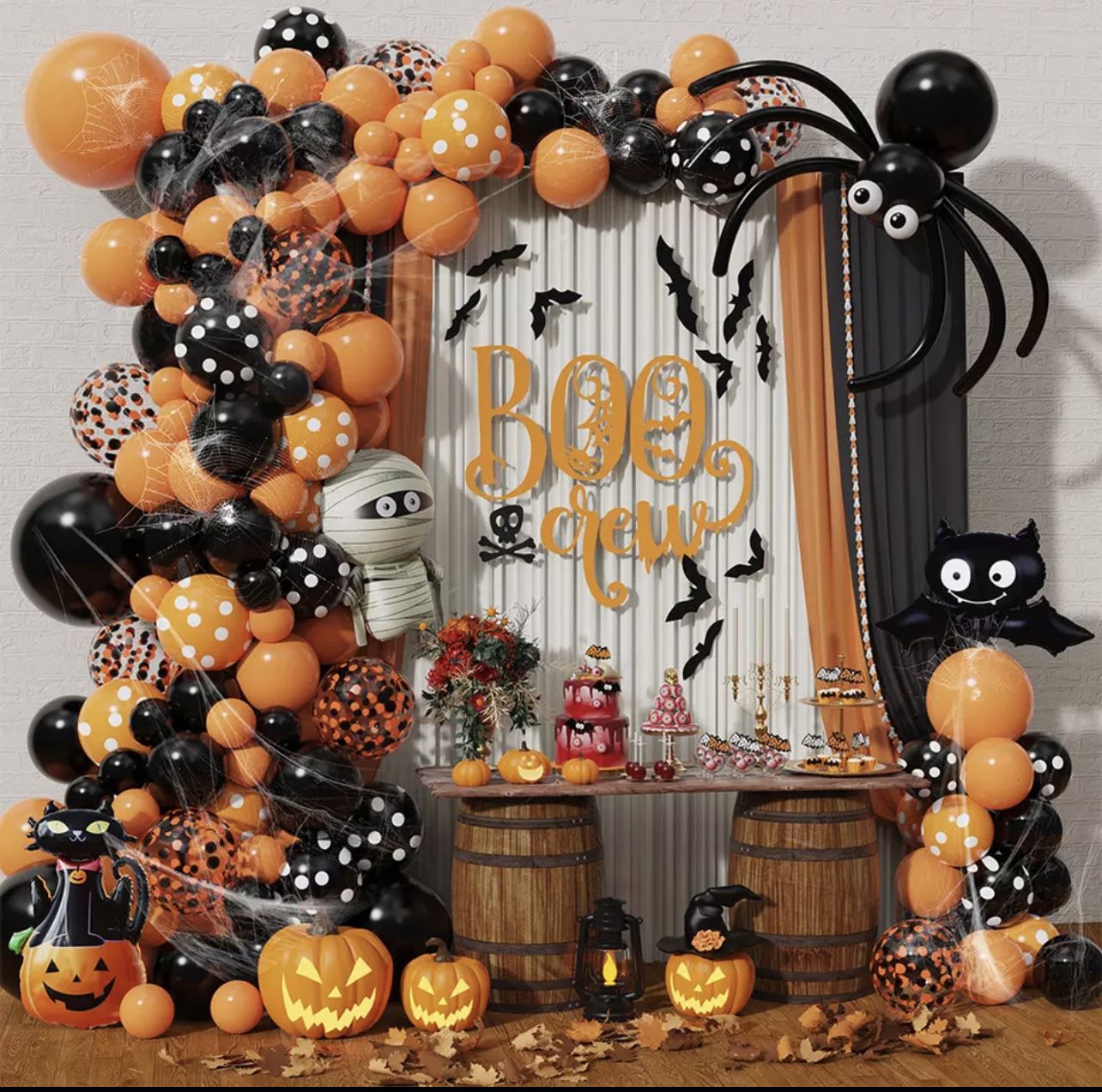 Brand New Halloween Balloons Boo Party Decorations 