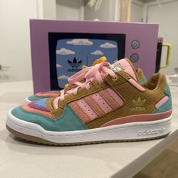 Simpsons x adidas Forum Low CL "Living Room" Men Size 10