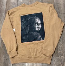 Chucky Childs Play Halloween Crewneck Sweater size Large