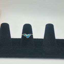 Vintage Navajo Silver Turquoise Ring