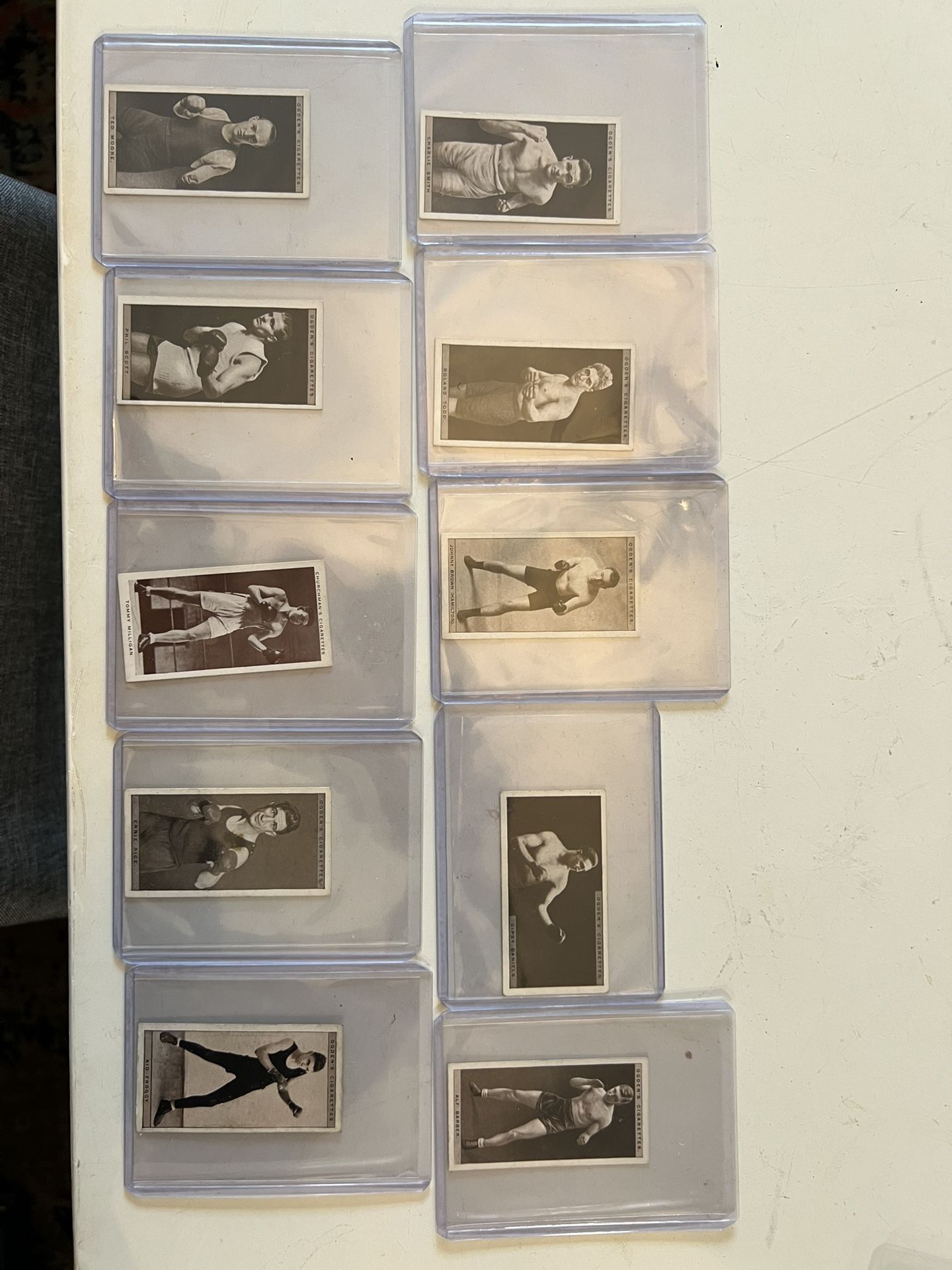 1928 Boxing 🥊 Cards 10x 100yr Old Cards Authentic 
