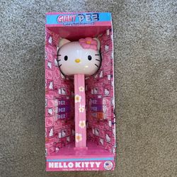 NEW Collectible 2013 HELLO KITTY 12" Giant Jumbo PEZ DISPENSER Pink Flower Candy