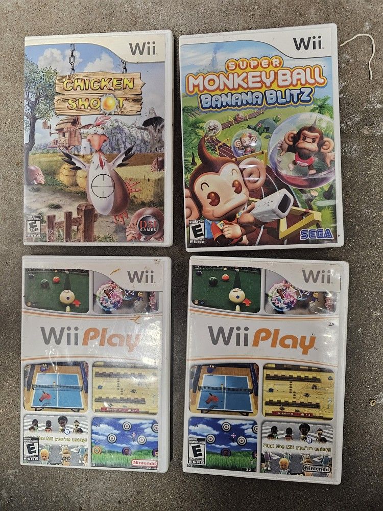 Nintendo Wii Games - Variety Of Games - $10 Each